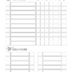 Free Customizable Chore Chart Templates To Print | Canva Pertaining To Free Printable Chore Chart Templates