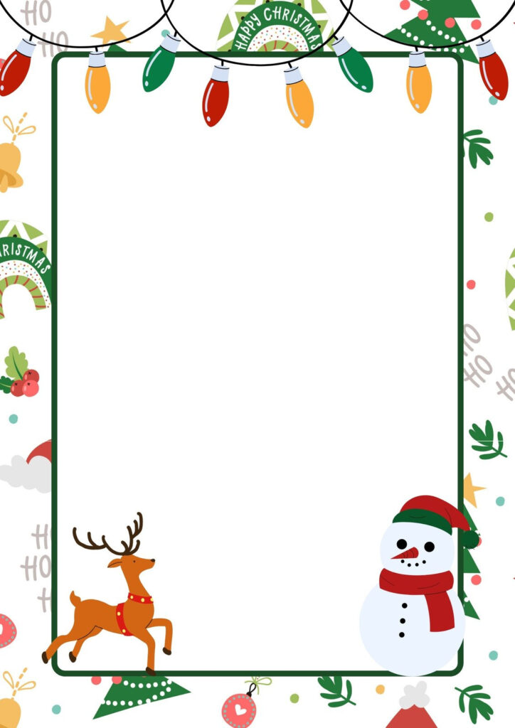 Free Customizable Christmas Page Border Templates | Canva Pertaining To Free Printable Christmas Borders Free Customizable Christmas Page Border Templates | Canva Pertaining To Free Printable Christmas Borders