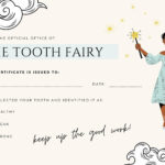 Free Customizable Tooth Fairy Certificate Templates | Canva Regarding Free Printable Tooth Fairy Certificate