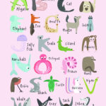 Free, Cute And Educational Animal Alphabet Printables   Tulamama Inside Free Printable Animal Alphabet Letters