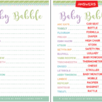 Free & Cute Baby Shower Word Scramble   Tulamama Throughout Free Printable Baby Shower Games Word Scramble