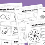 Free Cvc Words Worksheets Bundle For Emerging Readers Intended For Free Printable Cvc Worksheets