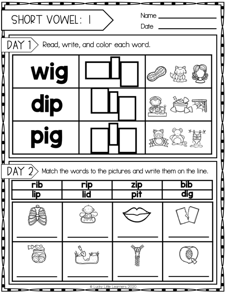 Free Daily Phonics Activities For 2Nd Grade - Lucky Little Learners pertaining to Free Printable Phonics Worksheets For Second Grade