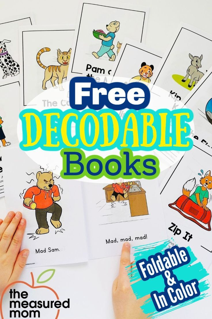Free Decodable Books: Best Of The Measured Mom for Free Printable Reading Recovery Books
