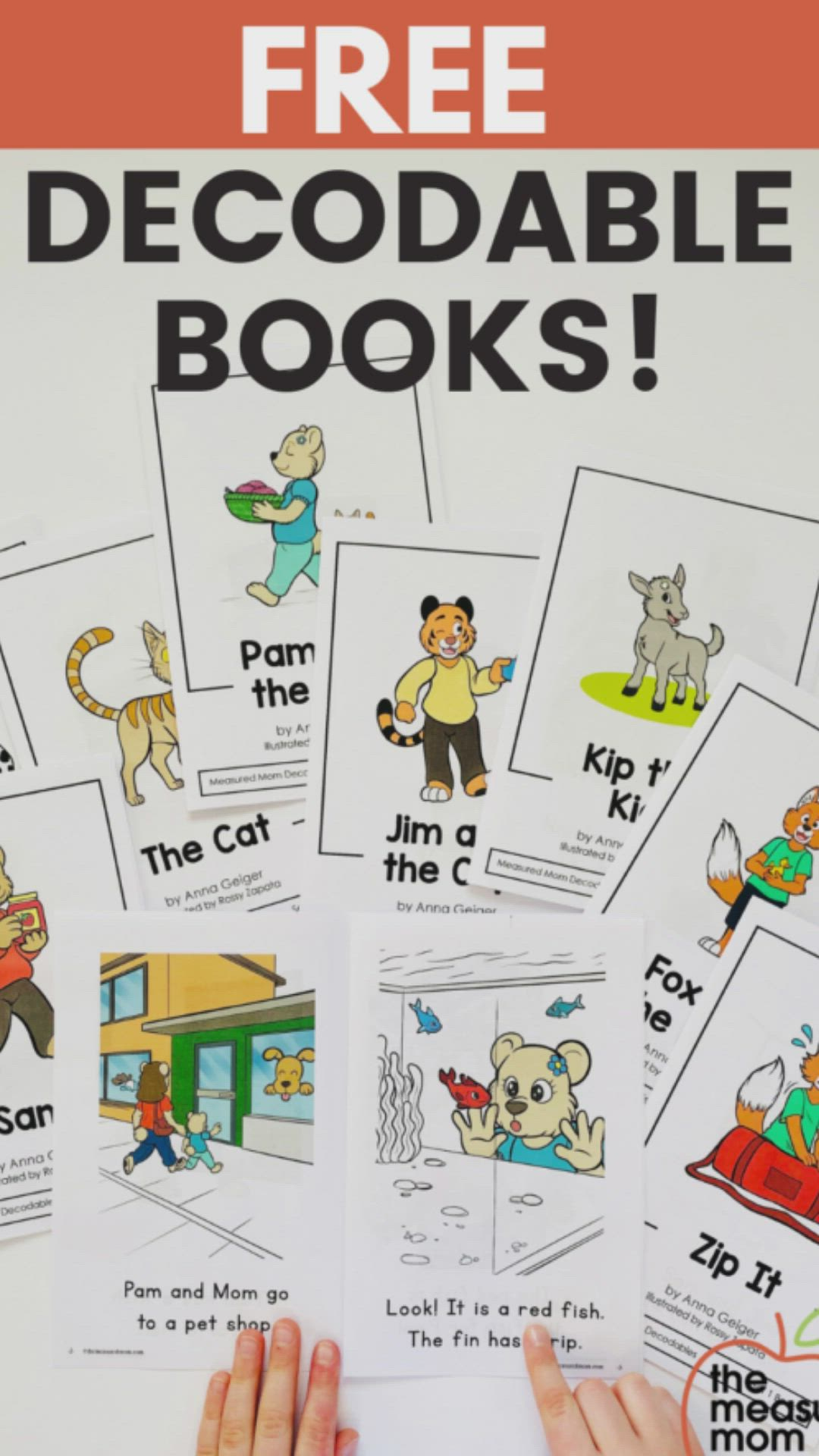 Free Decodable Books with Free Phonics Readers Printable