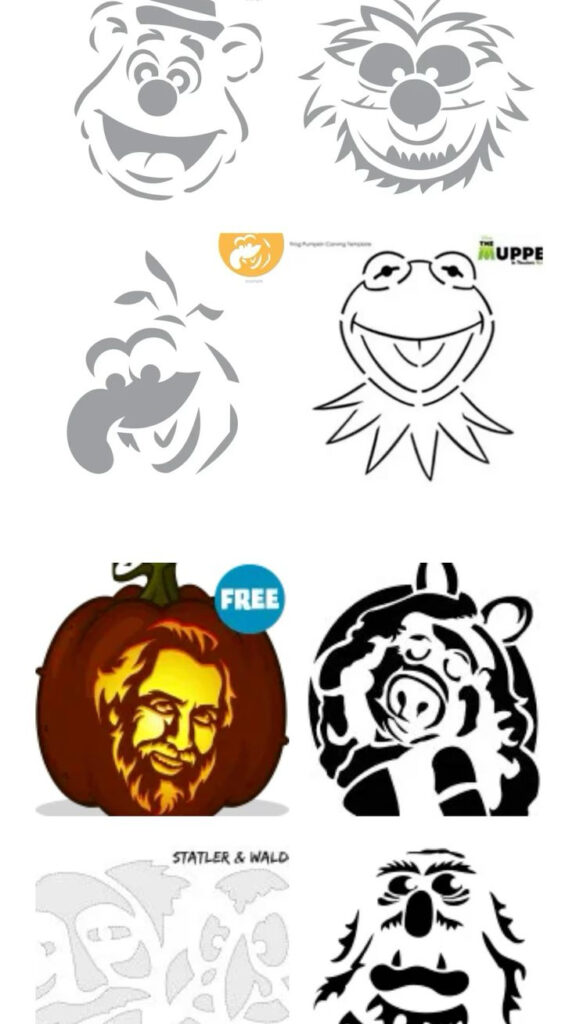 Free Disney&<h2>039;S The Muppets Pumpkin Carving Halloween Template Stencils Pertaining To Free Elmo Pumpkin Pattern Printable Free Disney&<h2>039;S The Muppets Pumpkin Carving Halloween Template Stencils Pertaining To Free Elmo Pumpkin Pattern Printable