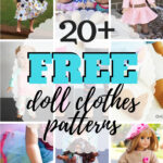 Free Doll Clothes Patterns   For All Types Of Dolls | Sew Simple Home Intended For Free Printable Patterns For Sewing Doll Clothes