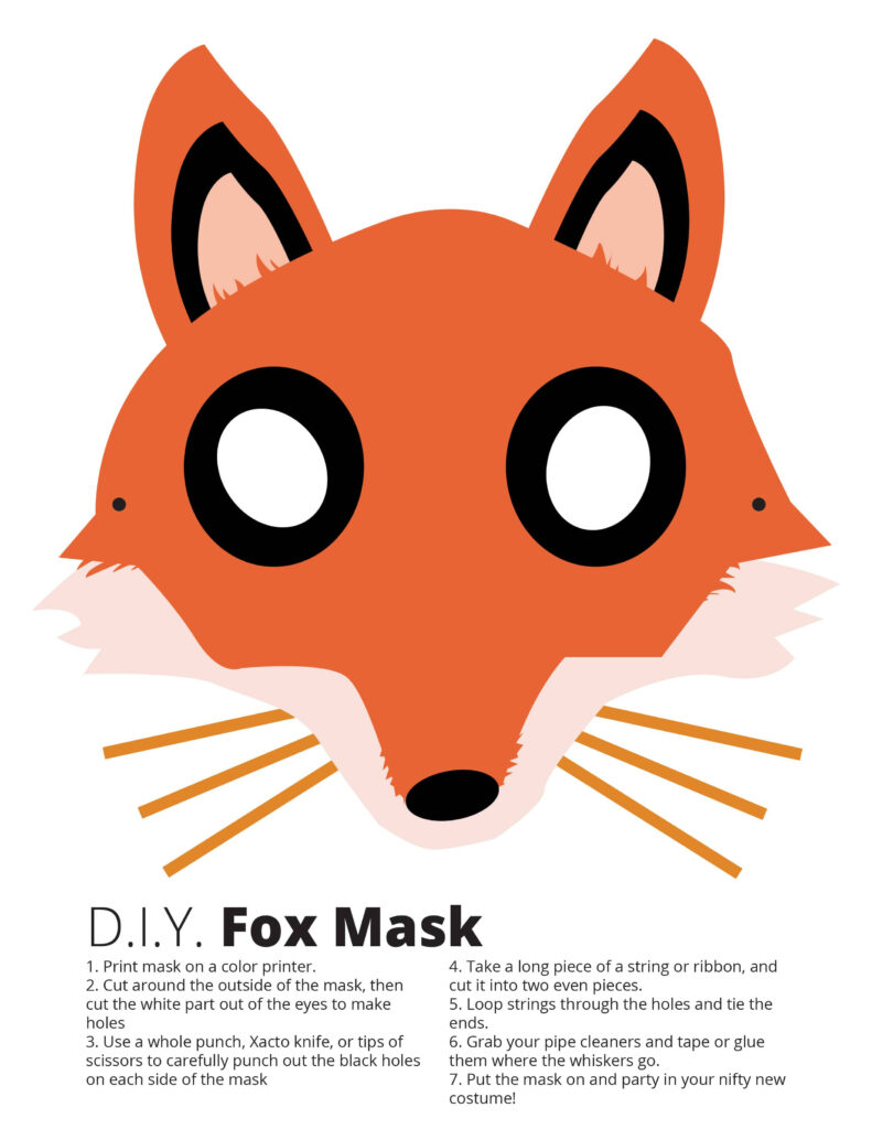 Free Download | Halloween Fox Mask Fox™ Moving And Storage Throughout Free Printable Fox Mask Template Free Download | Halloween Fox Mask Fox™ Moving And Storage Throughout Free Printable Fox Mask Template