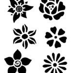 Free Downloadable Stencils: Large Flower For Painting For Free Printable Wall Stencils For Painting