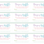 Free, Easy To Print Diaper Raffle Tickets   Tulamama Pertaining To Free Printable Diaper Raffle Tickets For Boy Baby Shower