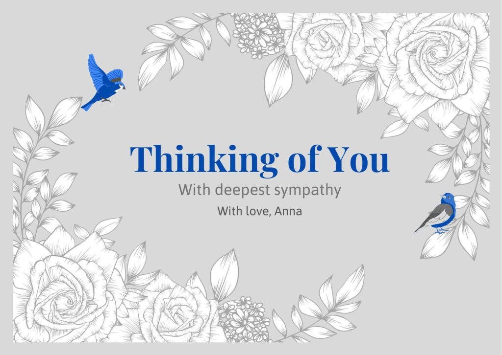 Free, Editable, Printable Thinking Of You Card Templates | Canva In Free Printable Funny Thinking Of You Cards