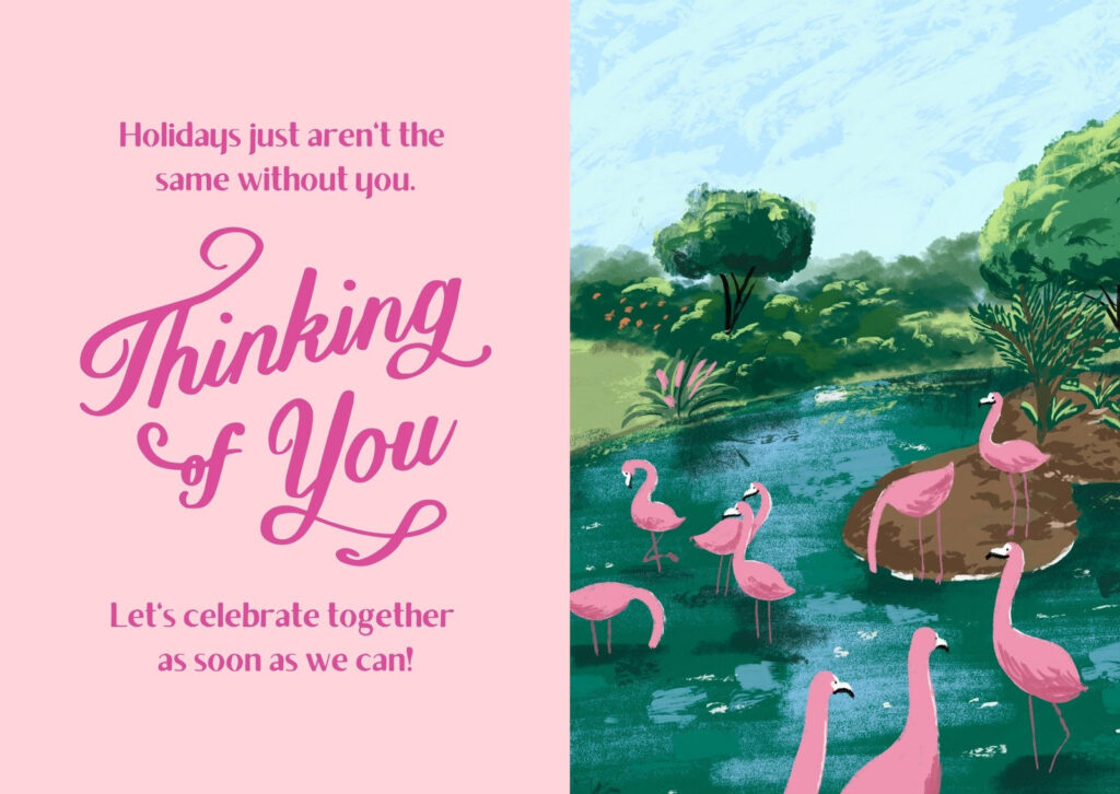 Free, Editable, Printable Thinking Of You Card Templates | Canva With Regard To Free Printable Funny Thinking Of You Cards