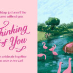 Free, Editable, Printable Thinking Of You Card Templates | Canva With Regard To Free Printable Funny Thinking Of You Cards