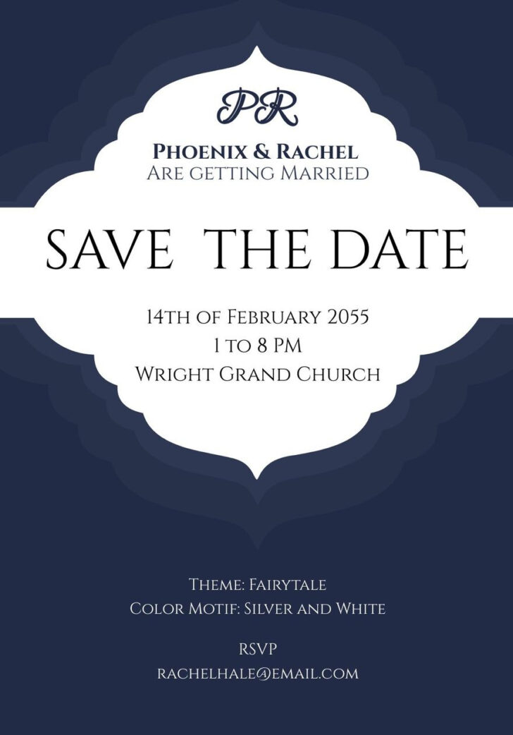 Free Printable Save the Date