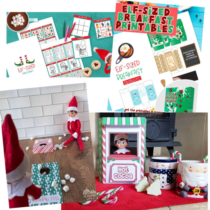 Elf on the Shelf Printable Props Free