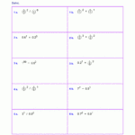 Free Exponents Worksheets Intended For Free Printable Exponent Worksheets