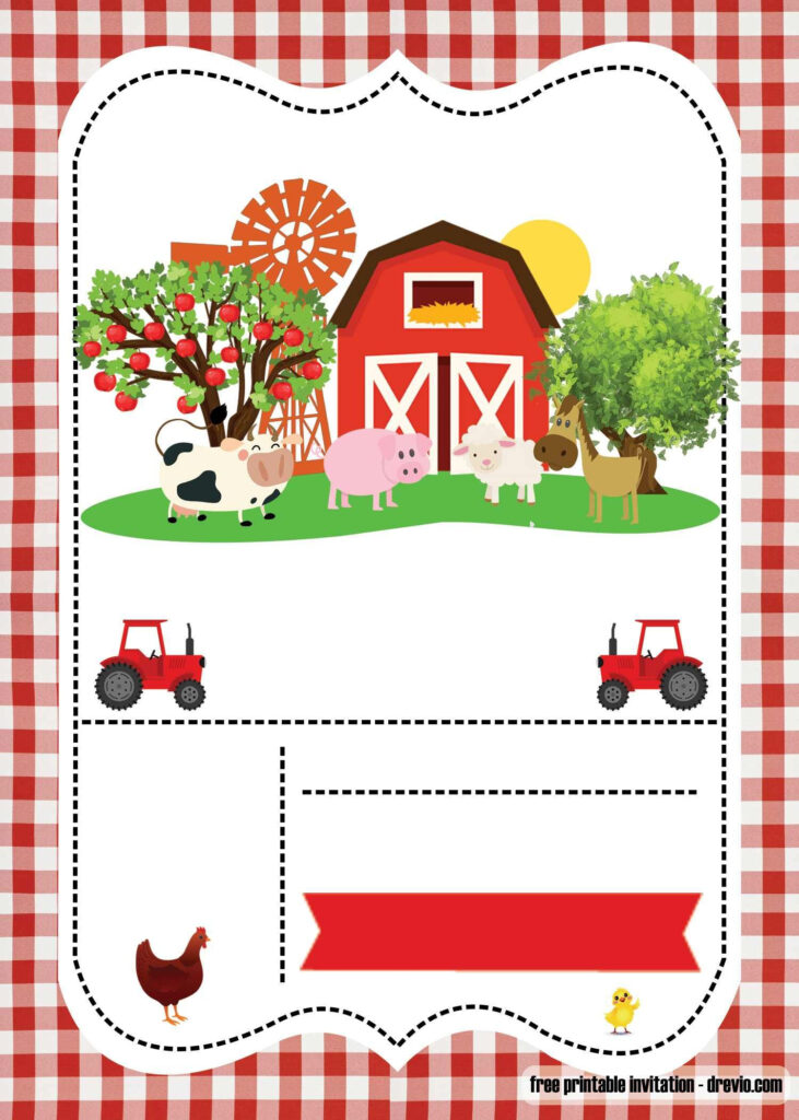 Free Farm Party Invitation Template – Printable Within Free Printable Farm Birthday Invitations Free Farm Party Invitation Template – Printable Within Free Printable Farm Birthday Invitations