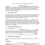 Free Florida Last Will And Testament Template   Pdf | Word – Eforms With Regard To Free Printable Last Will And Testament Blank Forms Florida
