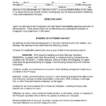 Free Florida Power Of Attorney Forms (9 Types)   Pdf | Word – Eforms Regarding Free Printable Power Of Attorney Form Florida