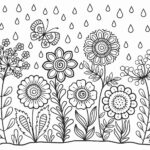 Free Flower Coloring Pages For Kids And Adults | Skip To My Lou With Regard To Free Printable Flower Coloring Pages For Adults