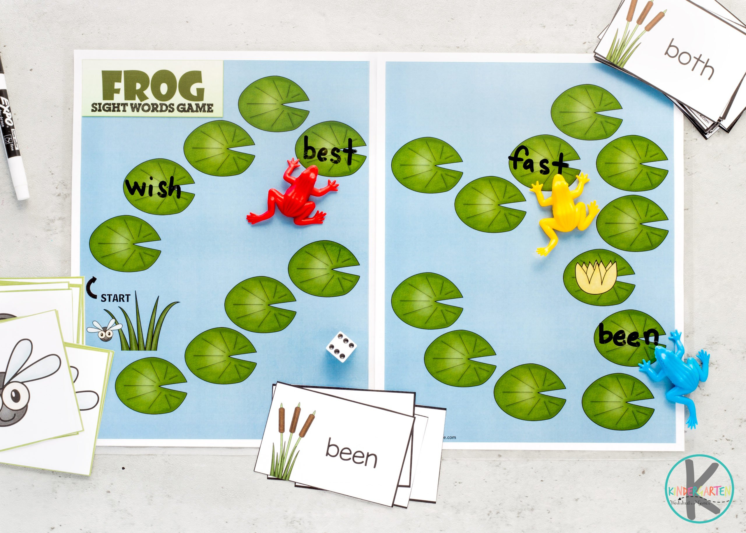 Free Frog Printable Sight Word Games in Free Printable Word Games