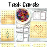 Free Geoboard Task Cards In Free Printable Kindergarten Task Cards