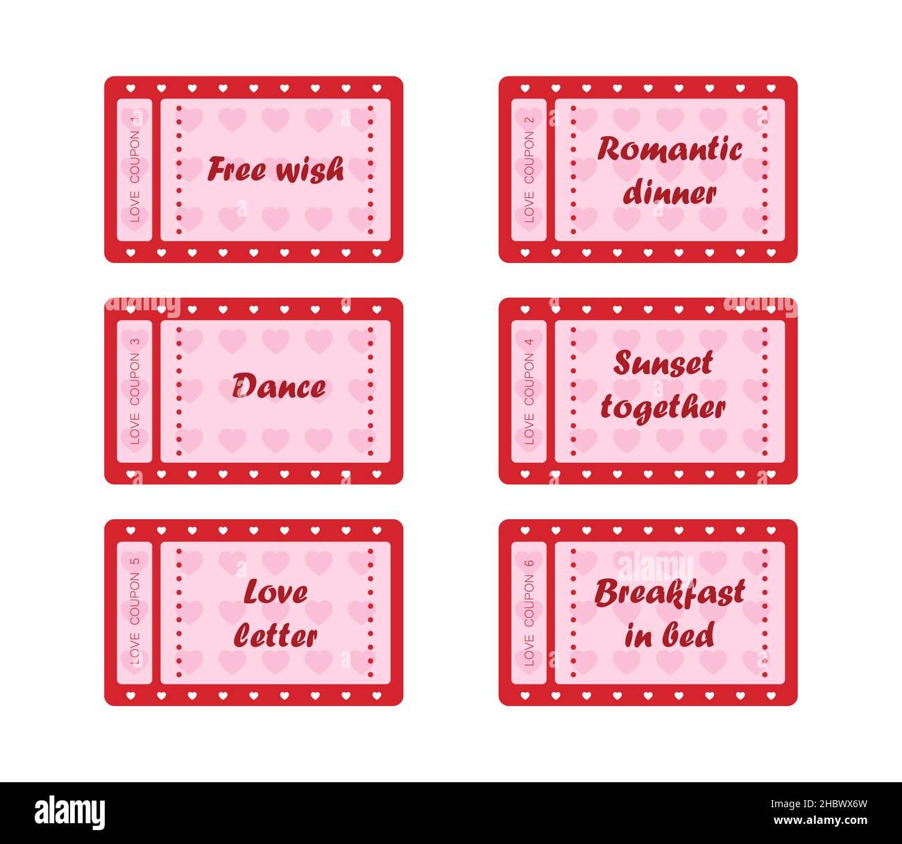 Free Gift Certificate Template Cut Out Stock Images &amp;amp; Pictures - Alamy pertaining to Free Printable Love Certificates For Him