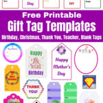 Free Gift Tag Printables For Every Occasion Intended For Free Printable Blank Gift Tags