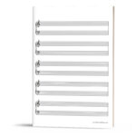 Free: Grand Staff Manuscript Paper (Music Staff Paper Pertaining To Free Printable Music Staff