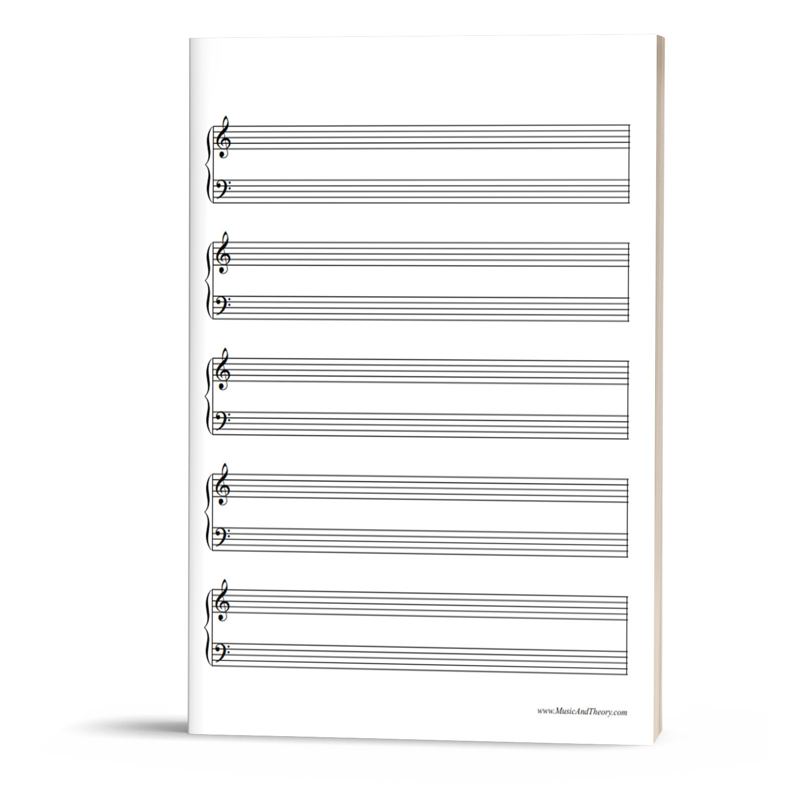 Free: Grand Staff Manuscript Paper (Music Staff Paper within Free Printable Staff Paper