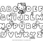 Free Hello Kitty Printables And Abc Coloring Pages   Tulamama Throughout Free Printable Hello Kitty Alphabet Letters