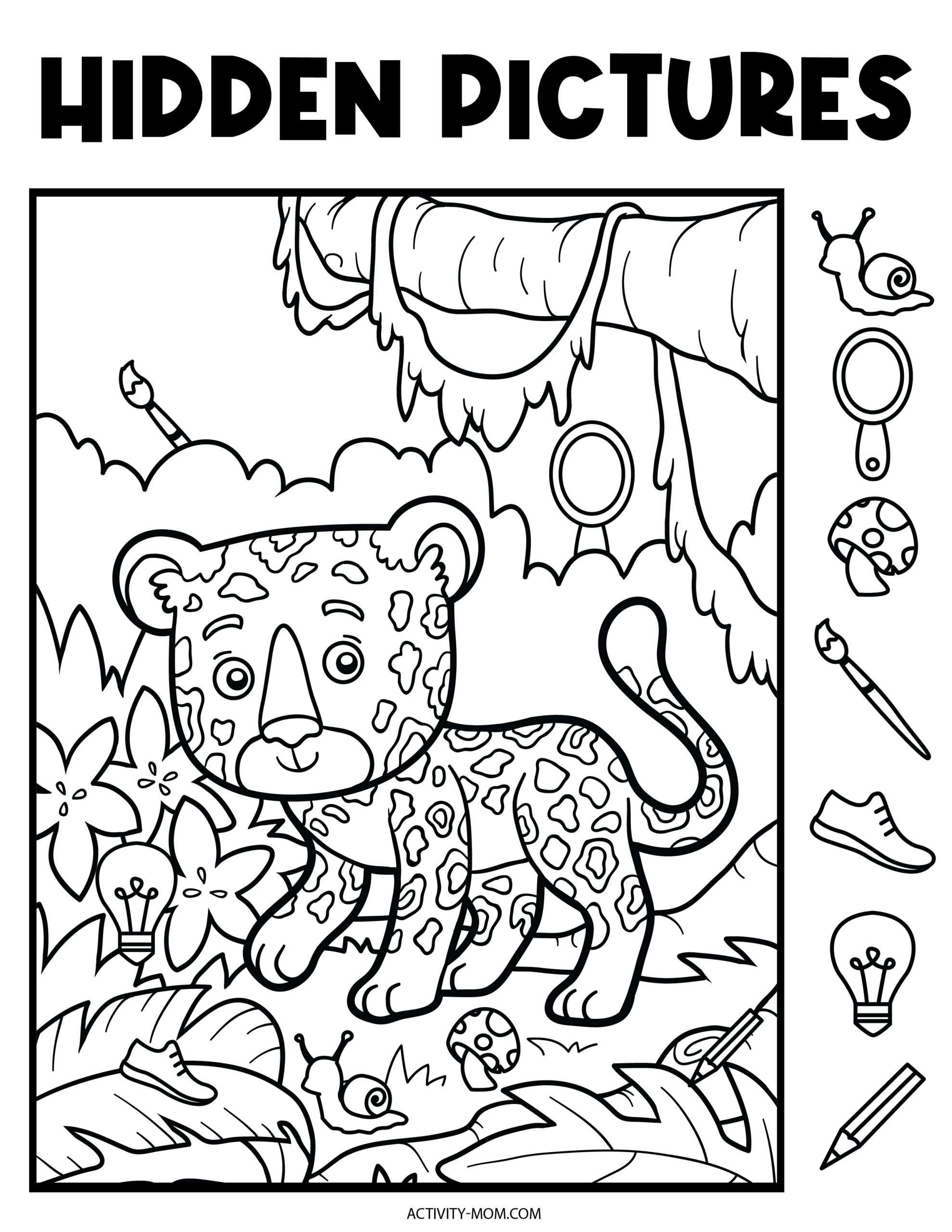 Free Hidden Pictures Printables For Kids - The Activity Mom within Free Printable Hidden Object Games
