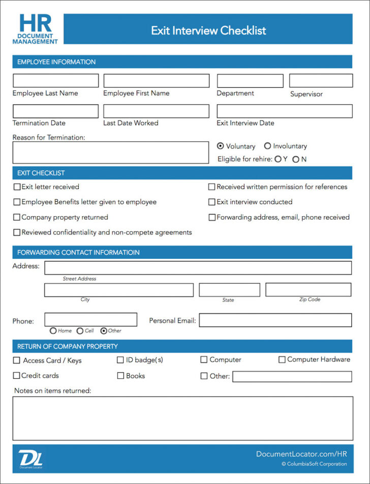 Free Printable Hr Forms