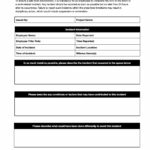Free Incident Report Templates: Download + Print In Pdf + Office + With Free Printable Incident Report Form