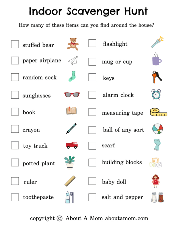 Free Printable Treasure Hunt Games