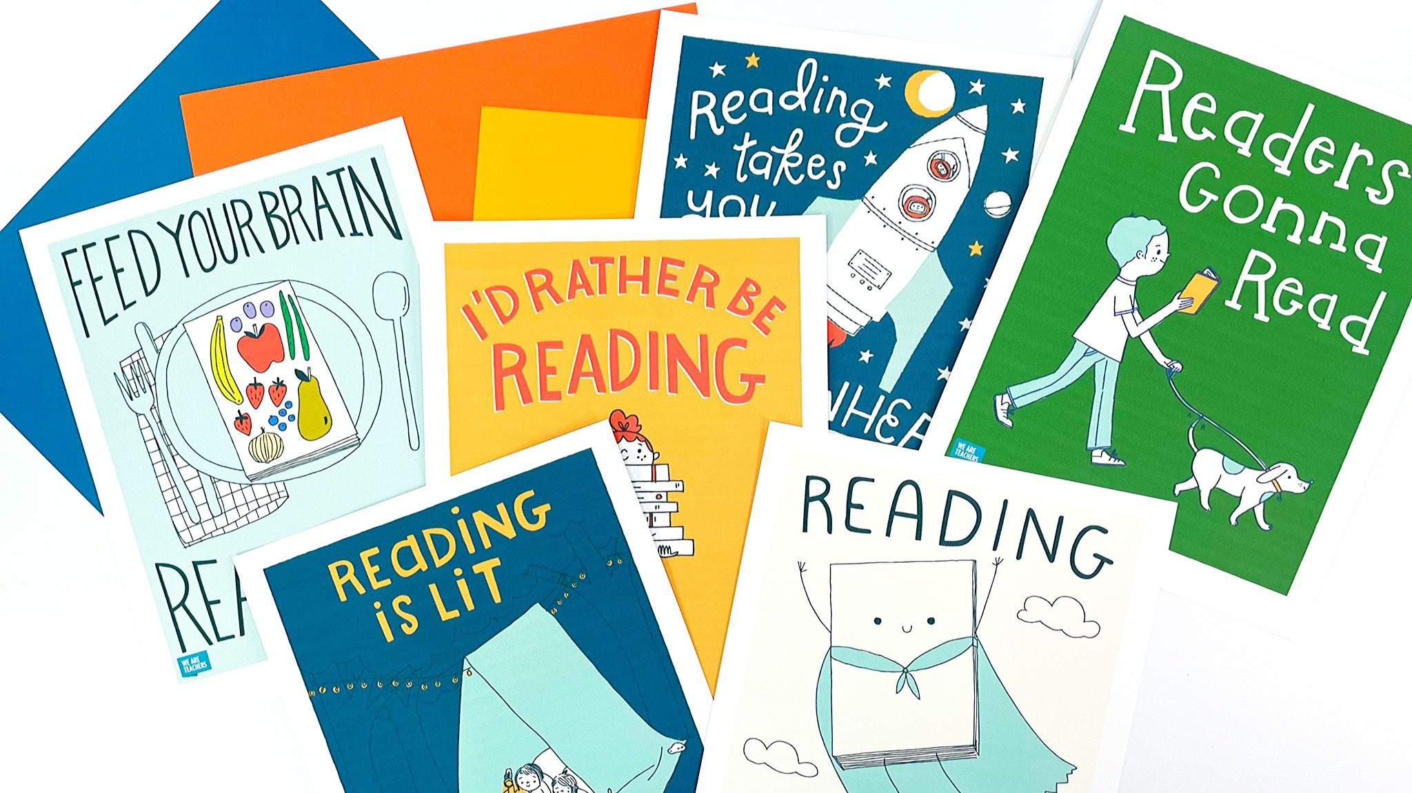 Free Inspirational Reading Posters For The Classroom - Weareteachers with Literacy Posters Free Printable