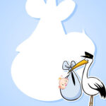 Free Invitations] Storks Baby Shower Invitations + Party Ideas Regarding Free Stork Party Invitations Printable