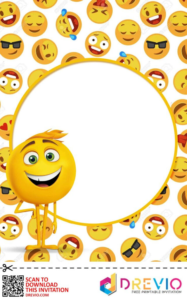 Free Invitations] The Emoji Baby Shower Invitations + Party Ideas Inside Emoji Invitations Printable Free