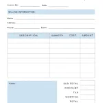 Free Invoice Template Blank Printable | Download With Regard To Invoice Templates Printable Free Word Doc