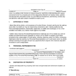 Free Last Will And Testament (Will)   Pdf | Word – Eforms In Free Online Printable Living Wills