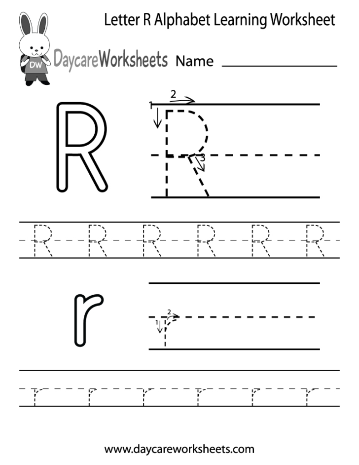 Free Printable Preschool Worksheets For the Letter R