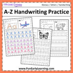 Free Letter Tracing Worksheets – A Z Handwriting Practice – Fun With Free Printable Letter Writing Worksheets