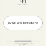 Free Living Will Document Template To Edit Online For Free Online Printable Living Wills