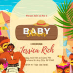 Free Luau Baby Shower Invitations Templates With Free Printable Luau Baby Shower Invitations