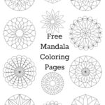 Free Mandala Coloring Pages With Free Printable Mandala Patterns