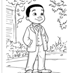 Free Martin Luther King Jr. Coloring Page For Kids Pertaining To Free Printable Martin Luther King Jr Worksheets For Kindergarten