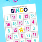 Free Math Bingo Game (Addition Facts) Pertaining To Math Bingo Free Printable
