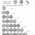 Free Math Money Worksheets 1St Grade With Regard To Free Printable Money Activities