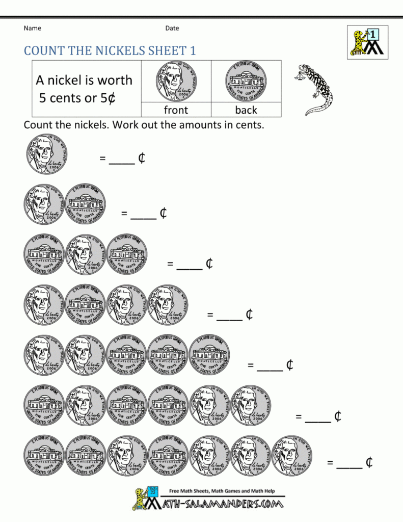 Free Math Money Worksheets 1St Grade With Regard To Free Printable Money Activities Free Math Money Worksheets 1St Grade With Regard To Free Printable Money Activities