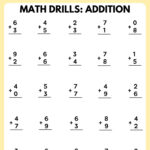 Free Math Worksheetsmath Drills   Worksheets Library With Homeschooling Paradise Free Printable Math Worksheets Third Grade